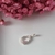 Pingente Gota P Quartzo Rosa - Prata 925