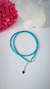 Colar tipo choker em esferas naturais de Apatita 2mm - Gitana Pratas