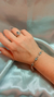 PULSEIRA PRATA GOTA TOPÁZIO AZUL na internet