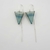 BRINCO CELESTE CRISTAL PEDRA TROLITA ( QUARTZO PARAIBA) PRATA 925 na internet