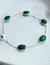 Pulseira Pedras Naturais Esmeralda – Prata Bali 925 - loja online