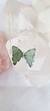 PULSEIRA BORBOLETA TURMALINA VERDE - PRATA 925 - comprar online