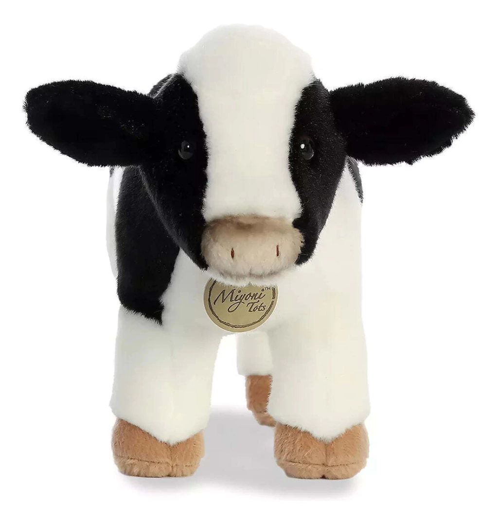 Peluche De Vaca Realista Fino