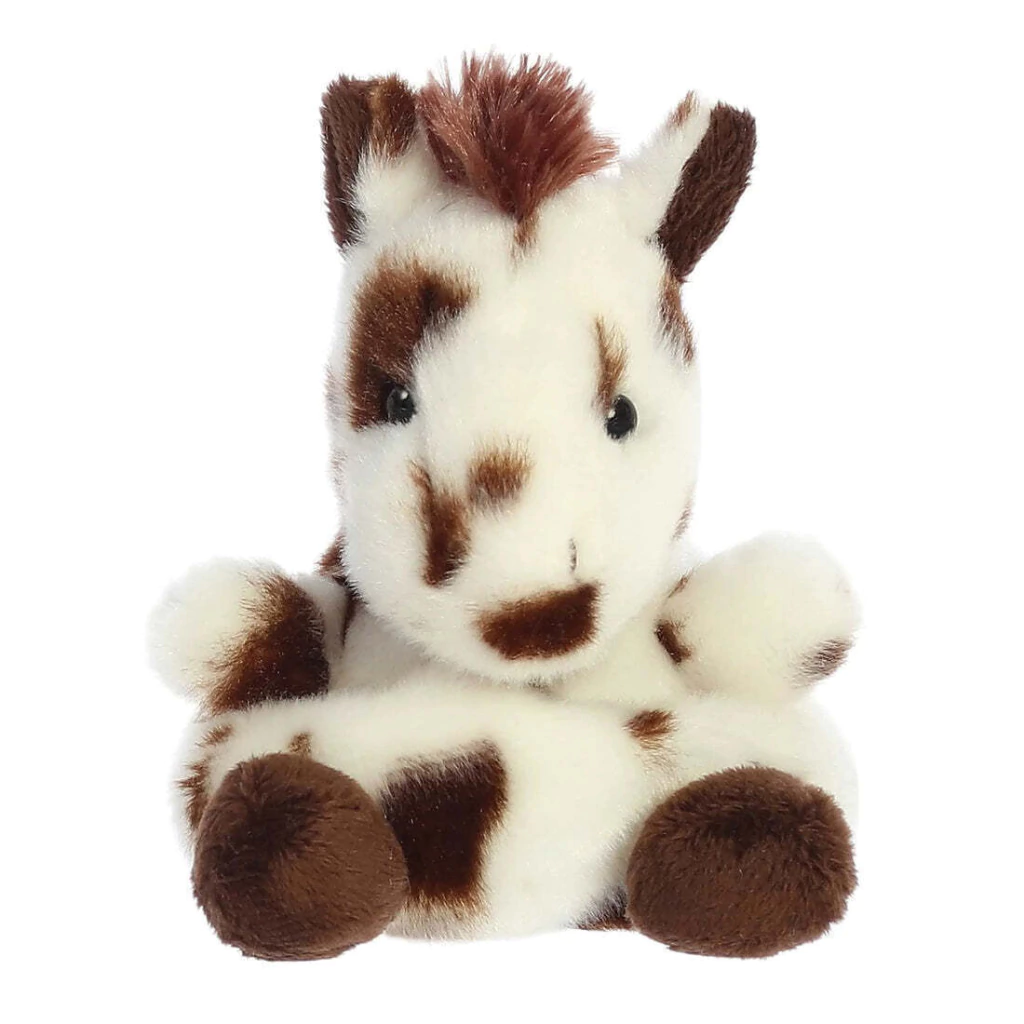 Peluche Caballo Pequeño Baby Pinto Brown Haymitch Painted 21 cm