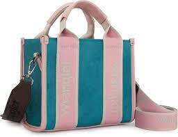 Bolso Wrangler Mini Tote Bag Block Rosa Azul WG2202-292TQ