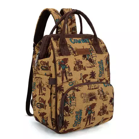 Bolso Mochila Wrangler Vintage Mostaza WG60-9110DK-YL