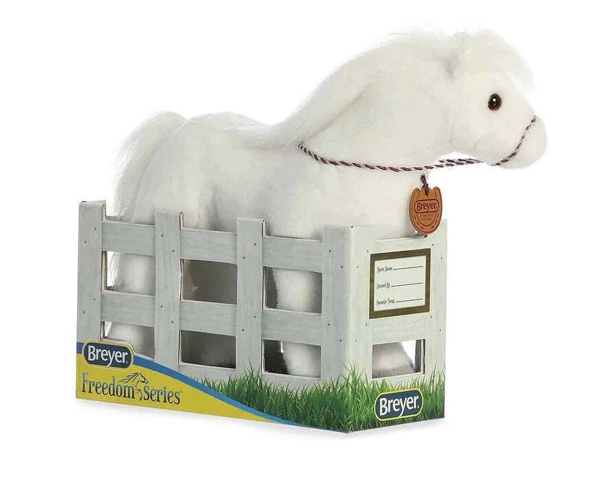 Peluche Breyer Caballo Blanco Árabe