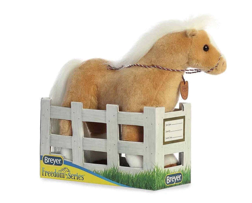 Peluche Breyer Caballo Bayo Palomino Morgan