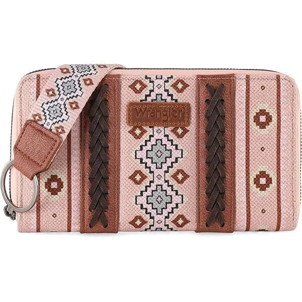 Cartera Wrangler Con Asa Rosa Claro WG2203-W006PK