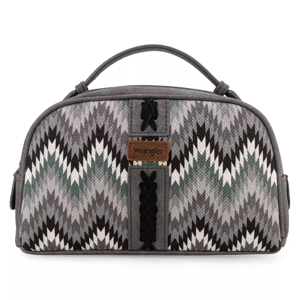 Bolso De Viaje Unisex Wrangler Estampado Patron Azteca Gris WG2211-190GY
