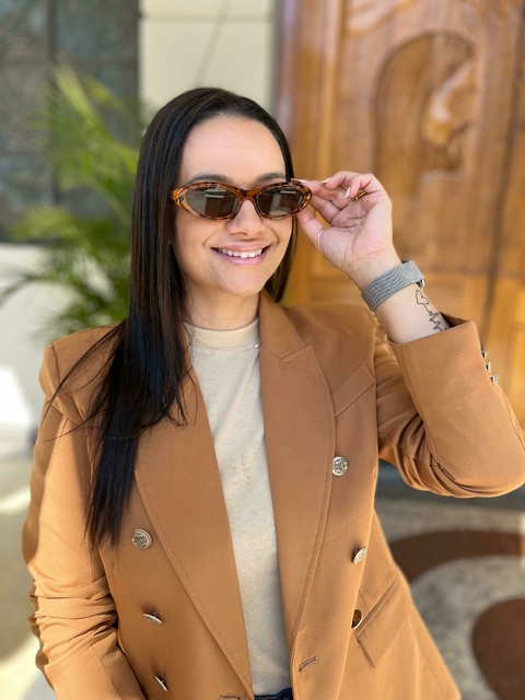 Óculos de sol Susan Animal Print - comprar online