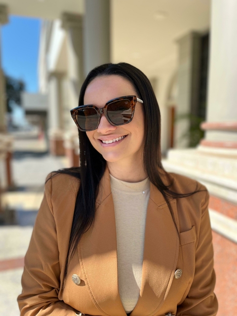 Óculos de sol Vivi Animal Print - comprar online