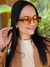 Óculos de sol Ellie /Preto com lente laranja - loja online