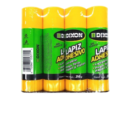 Dixon Lápiz Adhesivo con 12 pzas de 36 grs