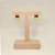 BRINCO SEMIJOIA GOTA OVAL- BANHO DE OURO - comprar online