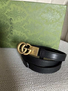 Cinto Gucci preto 2cm - comprar online