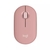 Mouse Logitech Óptico Pebble 2 M350s Inalámbrico Bluetooth 4000DPI Rosa