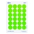 Etiqueta redonda removible verde neon AVERY con tecnología laser/inkjet - comprar en línea