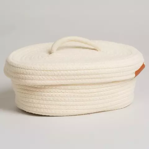 CESTO ALGODON YUZO BEIGE - comprar online