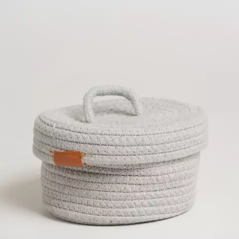 CESTO ALGODON YUZO GRIS - comprar online