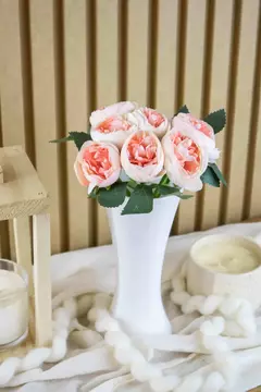 Ramo de Peonias 24cm(Blanco). - comprar online