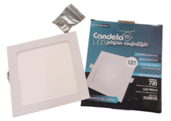 Plafón Led 12w Embutir Candela