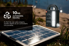 Linterna Solar de Emergencia con panel solar y 3 bombillas en internet