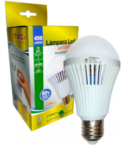 Lámpara Led Luz De Emergencia Autónoma 7w Tbcin - comprar online