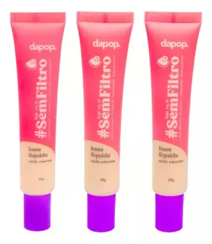 Base líquida - média cobertura - Dapop - comprar online