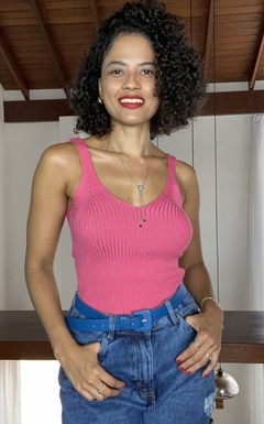 Imagem do BLUSA REGATA CANELADA