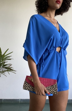 MACAQUINHO LISO - AZUL - UseBalook Moda Feminina