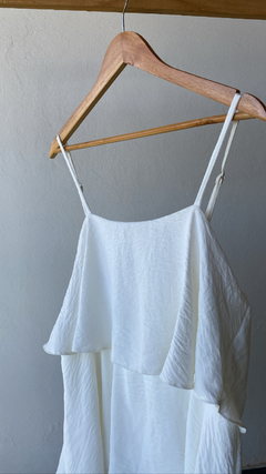 Imagem do VESTIDO COM BABADOS EM CAMADAS - BRANCO