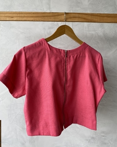 CROPPED EM LINHO - comprar online