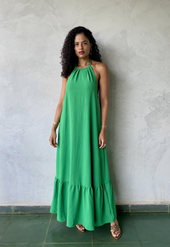 VESTIDO LONGO FRENTE ÚNICA - UseBalook Moda Feminina
