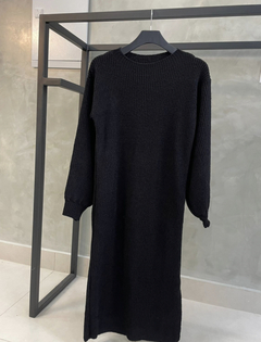 VESTIDO MIDI TRICÔ na internet