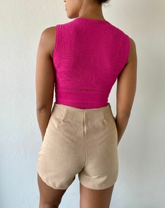 SHORT ALFAIATARIA - BEGE - comprar online