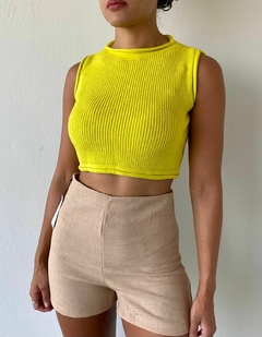 SHORT ALFAIATARIA - BEGE na internet