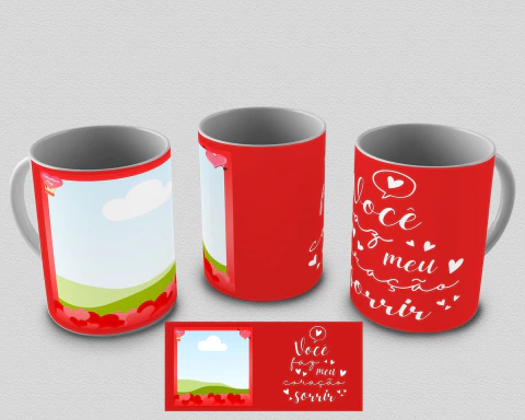 Caneca Personalizada Coleção Fofinha Com Foto - Dia dos Namorados