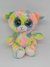 Ursinho Colorido Tie Dye Olhos de Glitter Pelúcia Br Machine Brinquedo - Pelúcias