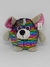 Pelúcia Lantejoulas Coloridas Olhos De Glitter BR Machine Brinquedo - Pelúcias