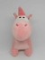 Unicórnio Rosa Bordado Pelúcia Brinquedo Antialérgico - Pelúcias
