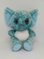Elefante Azul Olhos Brilhantes Pelúcia Br Machine Brinquedo - Pelúcias
