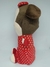 Ratinha Marrom Grande Vestido E Laço Pelúcia 30cm Brinquedo - Pelúcias - comprar online