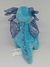 Dragão Azul Olhos de Glitter Pelúcia Br Machine Brinquedo - Pelúcias na internet