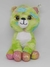 Lobinho Verde Tie Dye Olhos de Glitter Pelúcia Br Machine Brinquedo - Pelúcias