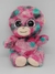Macaco Rosa Tie Dye Olhos de Glitter Pelúcia Br Machine Brinquedo - Pelúcias