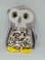 Coruja Cinza Olhos de Glitter Pelúcia Br Machine Brinquedo - Pelúcias