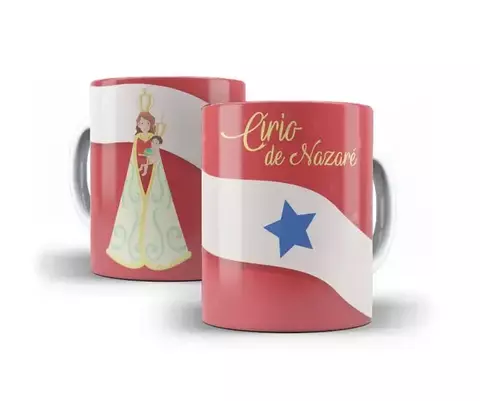 Caneca Porcelana Personalizada Coleção Círio de Nazaré - Religiosa - comprar online