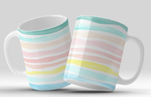 Caneca Personalizada Coleção Listras - Fundos - comprar online