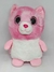 Gata Rosa Olhos De Glitter Pelúcia Br Machine Brinquedo - Pelúcias